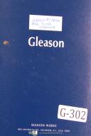 Gleason-Gleason Operators Instruction No 7 Spiral Beveled Cutter Sharpener Manual-#7-No. 7-01